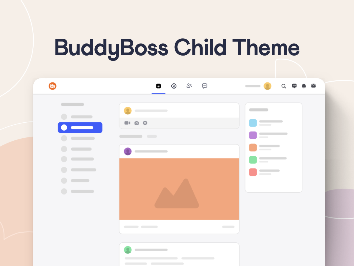 BuddyBoss Child - Screenshot 1